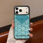 Goyard Classic Monogram Detachable Card Holder Wallet Luxury Phone Case - 图片 8