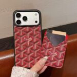 Goyard Classic Monogram Detachable Card Holder Wallet Luxury Phone Case - 图片 18