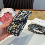 Dior Saddle Card Holder Phone Case - 图片 8
