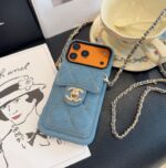 Chanel Denim CC Crossbody iPhone Case with Card Slot - 图片 3