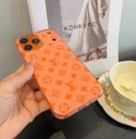 Star Orange Series LV Glitter Phone Case - 图片 5