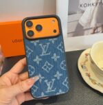 Louis Vuitton Monogram Denim Fabric Luxury Shockproof Phone Case - 图片 6