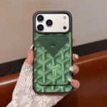 Goyard Classic Monogram Detachable Card Holder Wallet Luxury Phone Case - 图片 4
