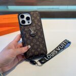 LV Classic Monogram Full Coverage Case - Top & Bottom Card Slots   Lanyard - 图片 11