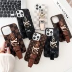 Louis Vuitton Classic Monogram Wrist Strap Luxury Phone Case