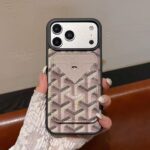 Goyard Classic Monogram Detachable Card Holder Wallet Luxury Phone Case - 图片 17