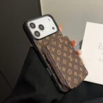 Louis Vuitton & Burberry Monogram Zipper Wallet Phone Case - 图片 4