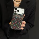 Louis Vuitton & Burberry Monogram Zipper Wallet Phone Case - 图片 3