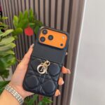 Dior Lady Dior Quilted Metal Pendant Phone Case - 图片 2