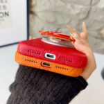 LV Monogram Cute 3D Vivienne Doll Card Holder Stand Luxury Phone Case - 图片 10