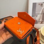 Louis Vuitton Embossed Monogram Card Holder Crossbody Strap Luxury Phone Case - 图片 16
