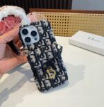 Dior Saddle Card Holder Phone Case - 图片 7