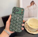 Goyard Classic Monogram Full Coverage Lens Frame Ultra Slim Luxury Phone Case - 图片 3